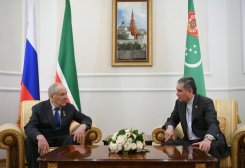 Türkmen halkynyň Milli Lideri Kazanda birnäçe duşuşyklary geçirdi