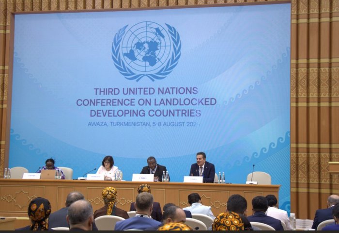 Awazada Deňze çykalgasy bolmadyk döwletleriň Parlament forumy geçirildi Awazada Deňze çykalgasy bolmadyk döwletleriň Parlament forumy geçirildi