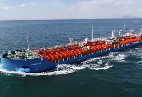 Azerbaijani Tanker Zangilan Completes First Voyage to Turkmen Port