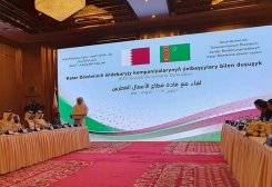 Президент Туркменистана встретился с катарскими бизнесменами в Дохе