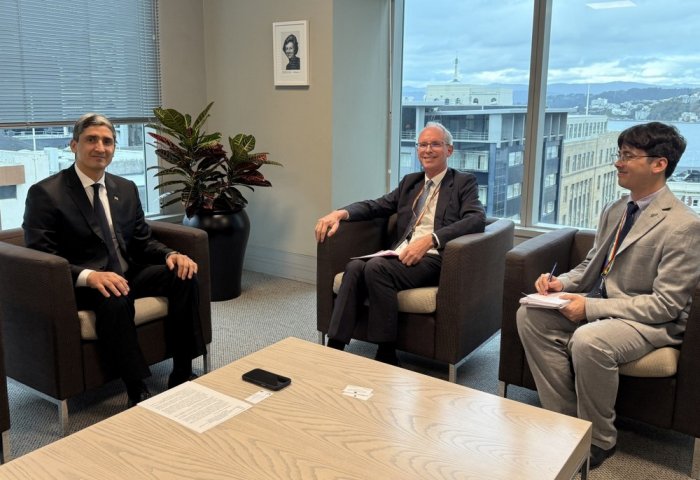 Türkmenistanyň Ilçisi Täze Zelandiýanyň Daşary söwda ýolbaşçysy bilen duşuşdy