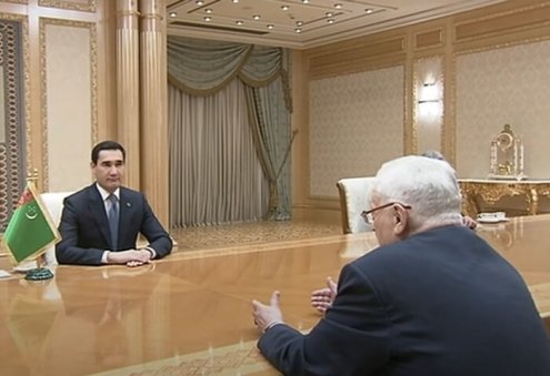 President of Turkmenistan Meets with Head of Semena Association
