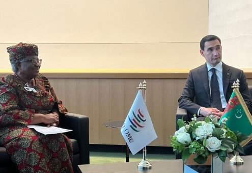 Президент Туркменистана встретился с главой Всемирной торговой организации