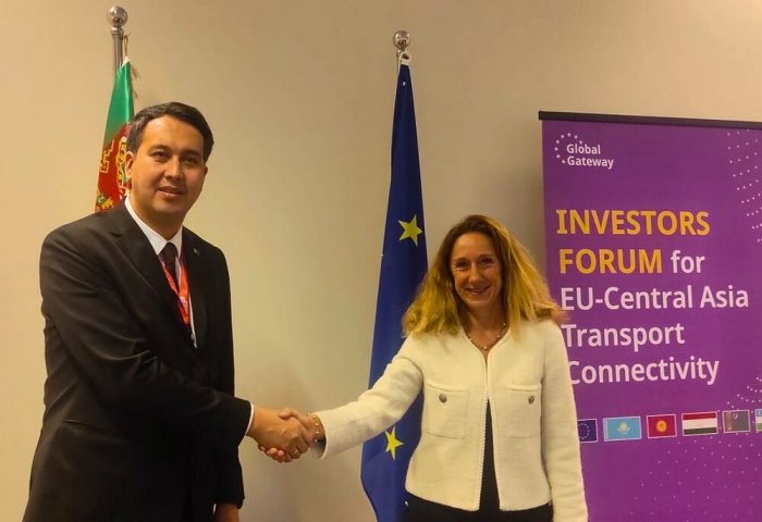 Türkmenistan heyeti, Avrupa Komisyonu temsilcisi ve İspanyol şirketin yöneticisiyle görüştü