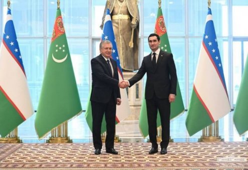 Turkmen President Congratulates Uzbek President on Birthday