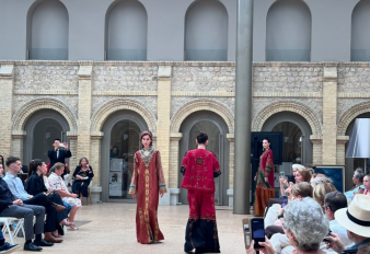 Turkmen National Costumes Presented at Fashion Show in France