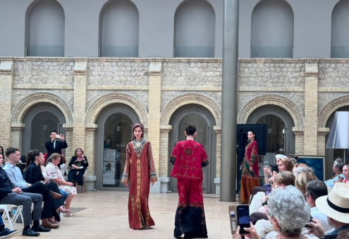 Turkmen National Costumes Presented at Fashion Show in France