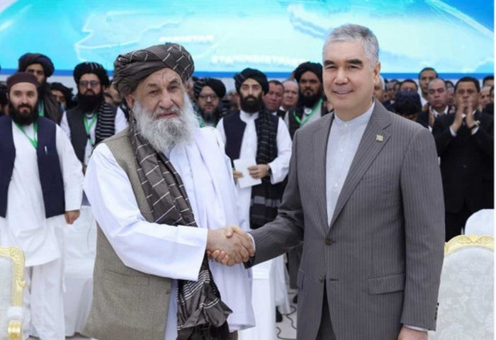 Gurbanguly Berdimuhamedov Meets With Mullah Mohammad Hassan Akhund