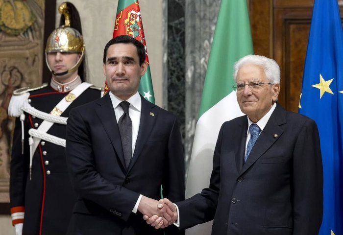 Президент Туркменистана встретился с Президентом Италии в Риме Президент Туркменистана встретился с Президентом Италии в Риме