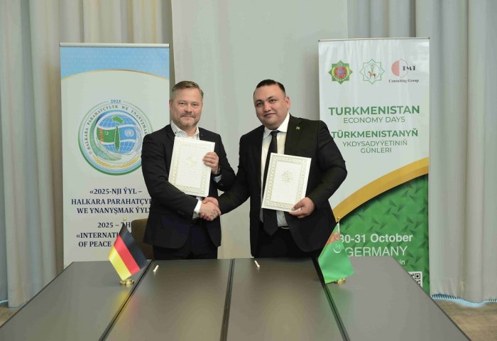 Turkmen, German Companies Sign 12 Cooperation Agreements