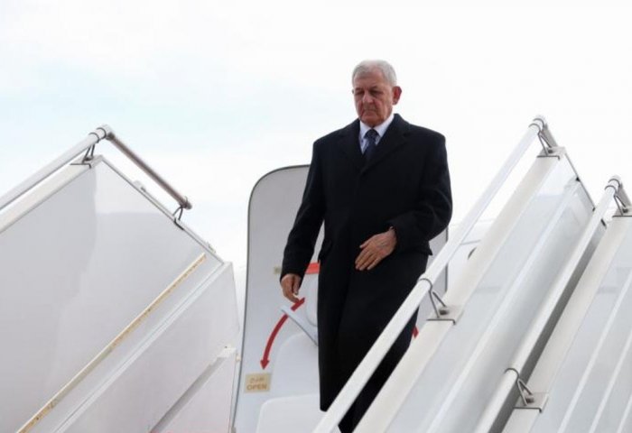 Iraqi President arrives in Ashgabat for international forum Iraqi President arrives in Ashgabat for international forum