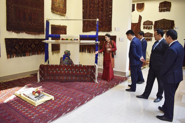 Delegation of the Union of Youth of Uzbekistan visited Turkmenistan 