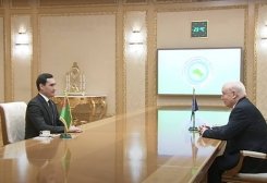 President of Turkmenistan Meets with CIS Secretary General