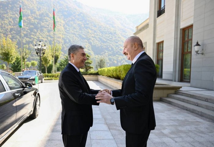 Gurbanguly Berdimuhamedov Meets Azerbaijani President in Gabala Gurbanguly Berdimuhamedov Meets Azerbaijani President in Gabala