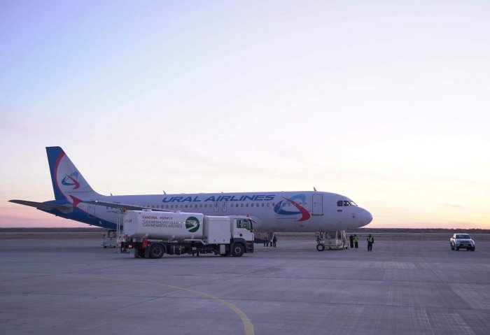 Ural Airlines Makes Tech-Stops at Turkmenabat International Airport