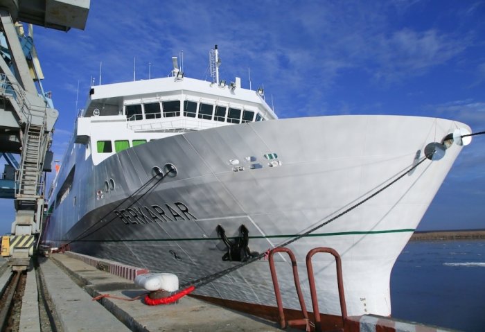 Turkmenistan’s Berkarar Ferry Marks Fifth Anniversary of Its First Voyage