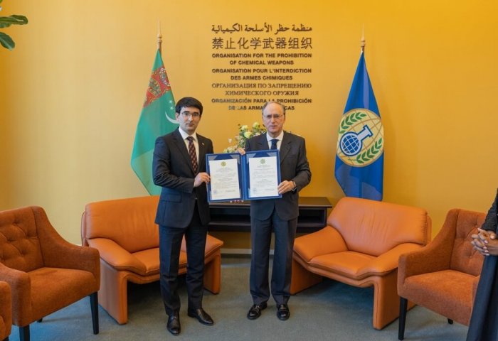 Turkmen Ambassador Presents Credentials to OPCW Director General