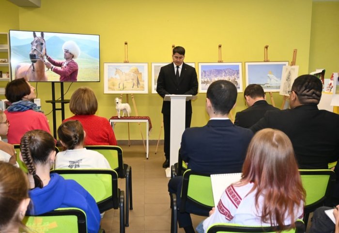 Kiýewde türkmen bedewiniň milli baýramy mynasybetli çäre geçirildi