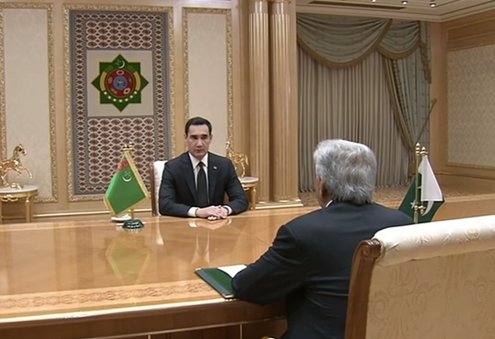 Türkmenistanyň Prezidenti Pakistanyň senagat, önümçilik boýunça federal ministrini kabul etdi