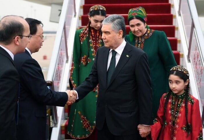 Gurbanguly Berdimuhamedov Arrives in China on Working Visit