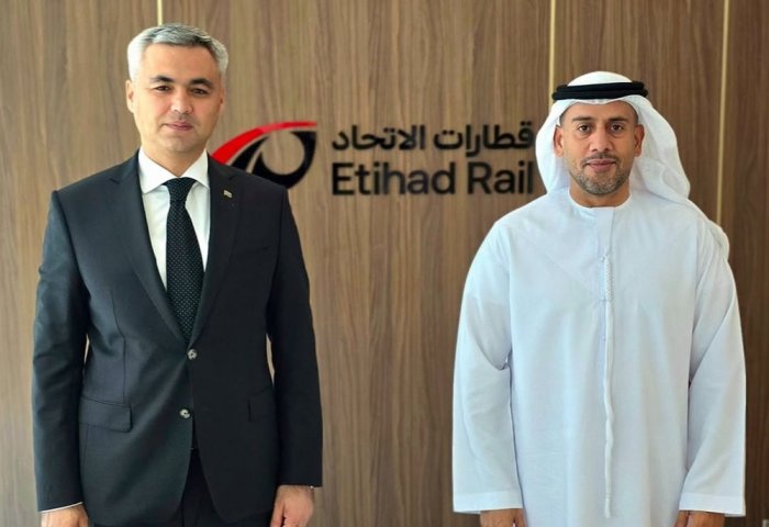 Туркменистан и Etihad Rail обсудили реализацию совместных инфраструктурных проектов Туркменистан и Etihad Rail обсудили реализацию совместных инфраструктурных проектов