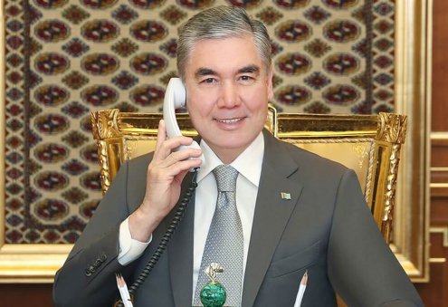 Gurbanguly Berdimuhamedov Holds Phone Talk With Uzbek President