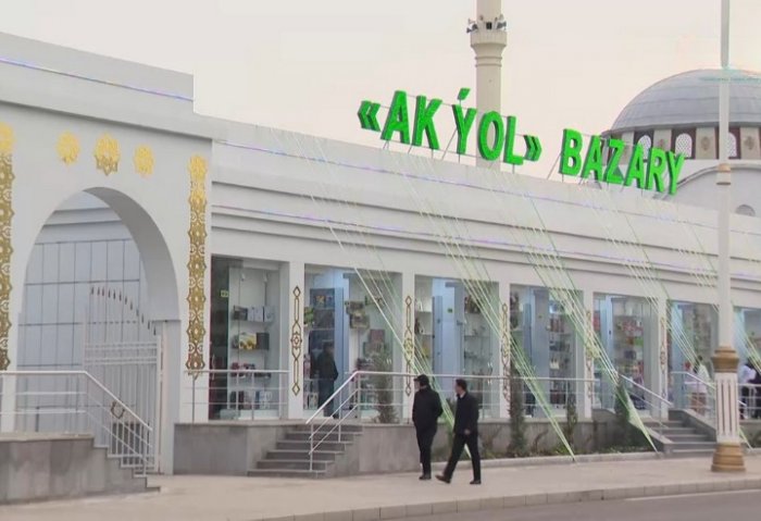 Updated Ak Yol Market Opens in Ashgabat