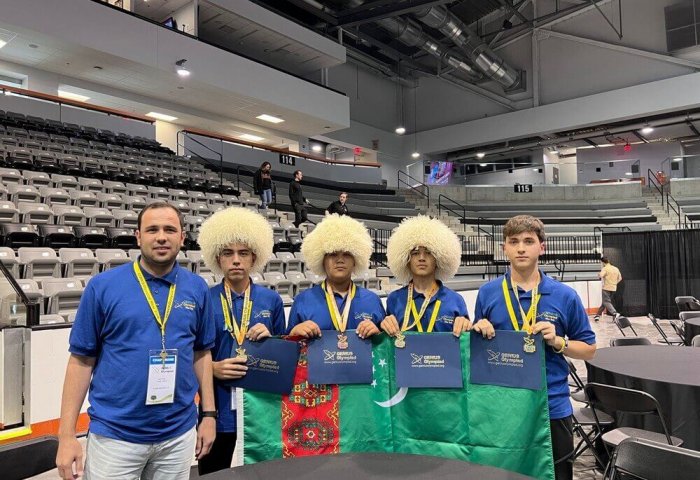 Turkmen High School Students Won Four Medals at Genius-2023 Olympiad