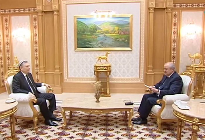 Türkmenistanyň Prezidenti Özbegistanyň baş diplomatyny kabul etdi