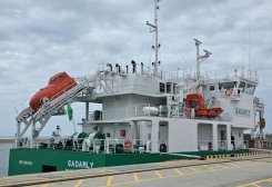 Turkmen President Launches Maiden Voyage of Gadamly Cargo Ship