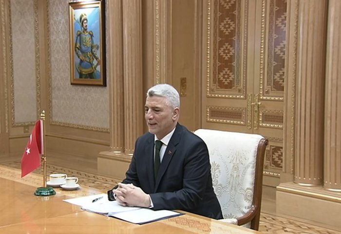 Türkmenistanyň Prezidenti Türkiýäniň söwda ministri Ömer Bolaty kabul etdi