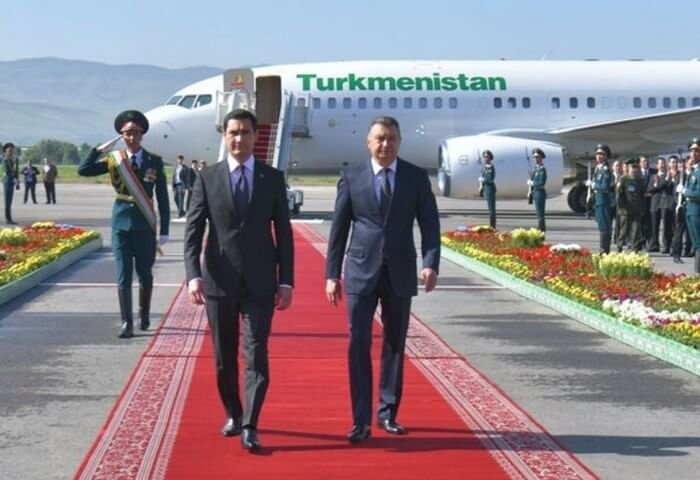 Turkmen President Pays State Visit to Tajikistan