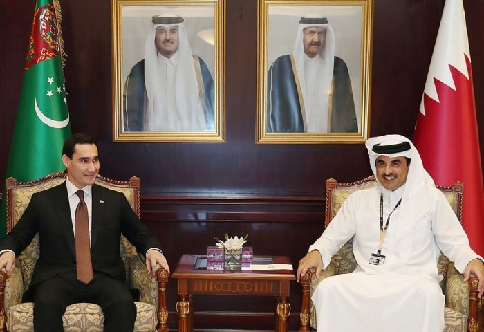 Türkmenistanyň Prezidenti Katara sapar etdi
