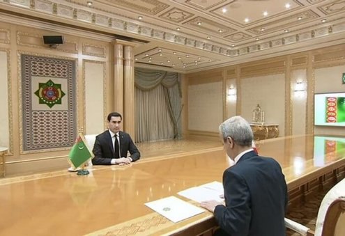 Turkmen President Meets Newly Appointed Ambassadors of Iran and Japan