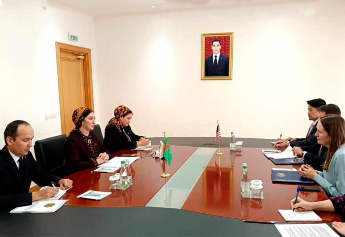 Turkmenistan's Deputy Foreign Minister Discusses Bilateral Cooperation With U.S. Diplomat