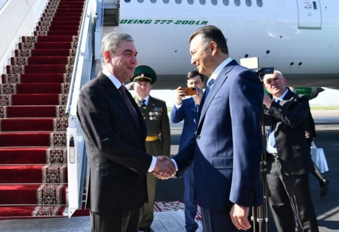 Gurbanguly Berdimuhamedov Arrives in Dushanbe For Two-Day Visit