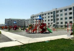 “Atalyk gurluşyk” kärhanasy Daşoguzda köp gatly ýaşaýyş jaý toplumyny gurýar