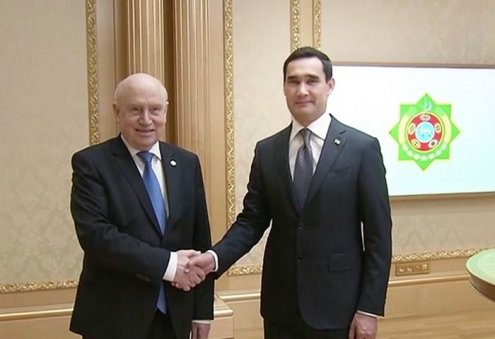 Президент Туркменистана принял Генерального секретаря СНГ
