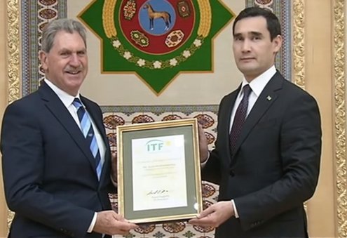 President of Turkmenistan Holds Talks With Global Organizations