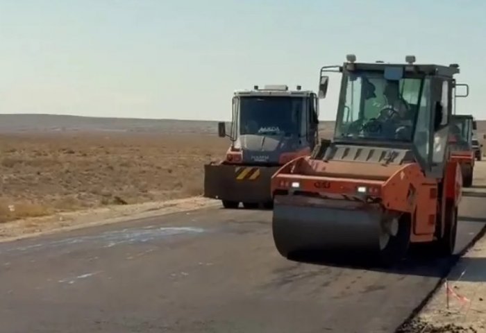 Казахстан начал модернизацию дороги к границе с Туркменистаном Казахстан начал модернизацию дороги к границе с Туркменистаном