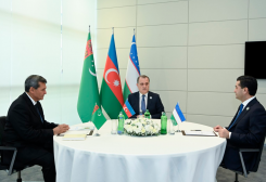 Turkmenistan, Azerbaijan and Uzbekistan Discuss Regional Cooperation in Baku