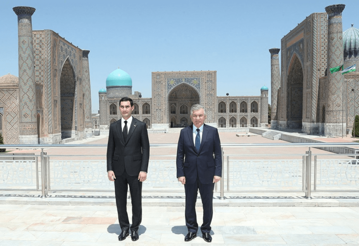 Turkmen President Meets Uzbek Senate Chairperson, Visits Samarkand
