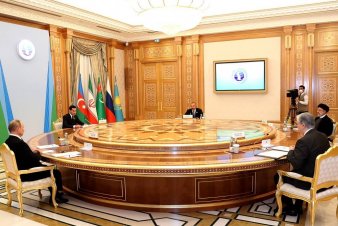 Presidents of Caspian Countries Ink Communiqué Following Summit in Ashgabat