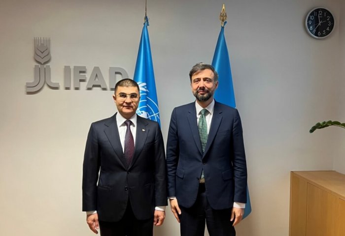 Türkmenistan’ın İtalya Büyükelçisi, yeni IFAD Başkanı ile bir araya geldi
