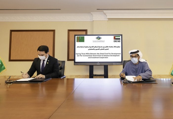 Turkmenistan, Abu Dhabi Fund Sign Investment MoUs 