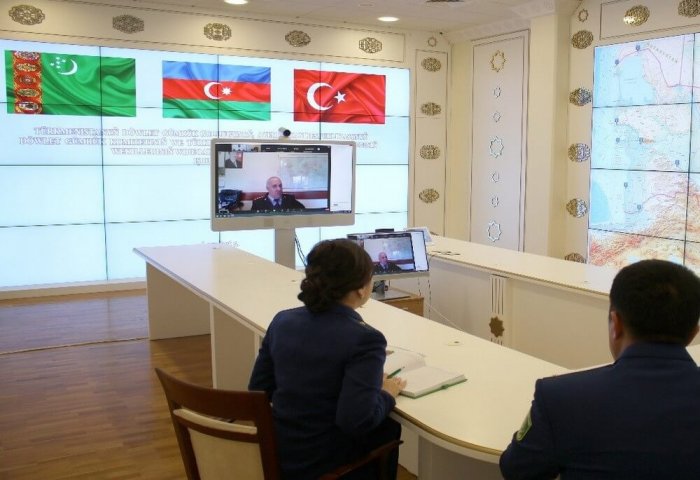 Türkmenistan, Azerbaycan, Türkiye transit kargolarda gümrük verilerinin alışverişini görüştüler