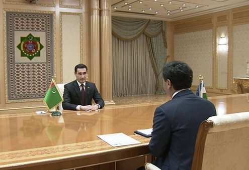 Turkmen President Receives Acting Foreign Minister of Uzbekistan