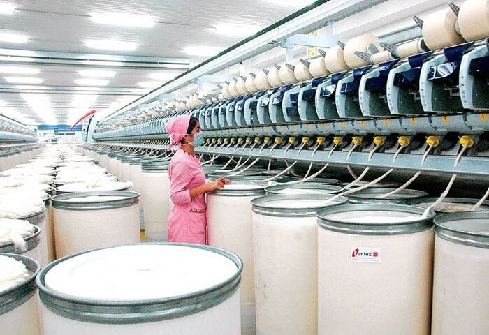 Türkmenabat Pamuk Eğirme Fabrikası’nda üretilen 695 ton iplik ihraç edildi