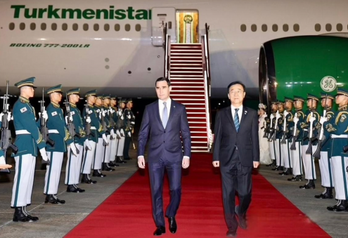Türkmenistanyň Prezidenti Serdar Berdimuhamedowyň Koreýa Respublikasyna döwlet sapary başlandy