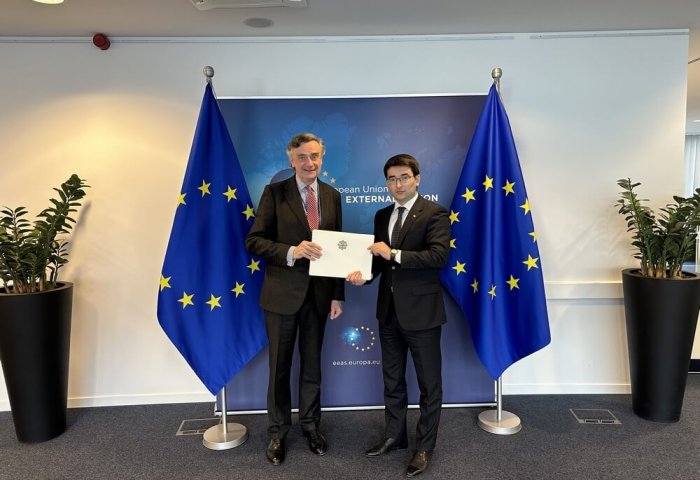 Head of Turkmenistan's EU Delegation Presents Credentials to EU Protocol
